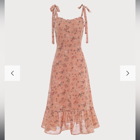 Floral midi dress - Rihoas brand. Never been worn! - Picture 3 of 4